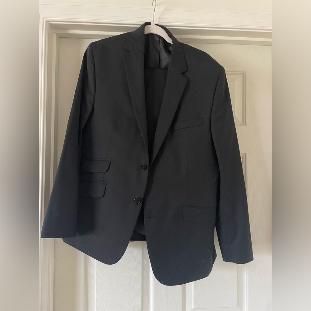 Keneth Cole black 2 pc suit